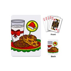 Milk Cookies Christmas Holidays Playing Cards Single Design (mini) by Sarkoni