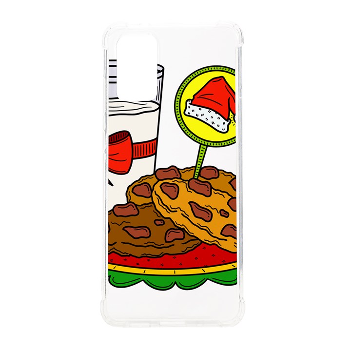 Milk Cookies Christmas Holidays Samsung Galaxy S20Plus 6.7 Inch TPU UV Case