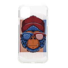 Gorilla Ape Zoo Mammal Usa Iphone 11 Tpu Uv Print Case by Sarkoni