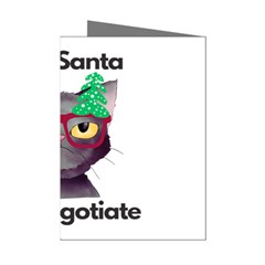 Cute Cat Glasses Christmas Tree Mini Greeting Cards (pkg Of 8) by Sarkoni