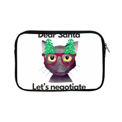 Cute Cat Glasses Christmas Tree Apple Ipad Mini Zipper Cases by Sarkoni