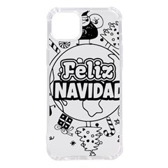 Christmas Santa Snow Happy Joy Iphone 14 Plus Tpu Uv Print Case by Sarkoni