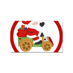 Christmas Santa Claus Sticker (rectangular) by Sarkoni