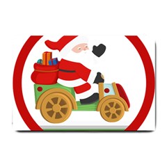 Christmas Santa Claus Small Doormat by Sarkoni