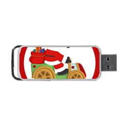 Christmas Santa Claus Portable Usb Flash (two Sides) by Sarkoni