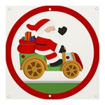 Christmas Santa Claus Banner and Sign 3  x 3  Front