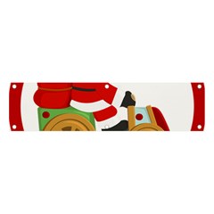 Christmas Santa Claus Banner And Sign 4  X 1  by Sarkoni