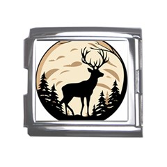 Deer Wildlife Mega Link Italian Charm (18mm) by Sarkoni