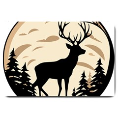 Deer Wildlife Large Doormat by Sarkoni