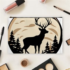 Deer Wildlife Cosmetic Bag (large) by Sarkoni