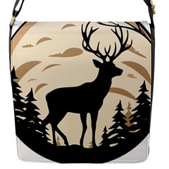 Deer Wildlife Flap Closure Messenger Bag (s) by Sarkoni