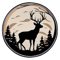 Deer Wildlife Wireless Fast Charger(black) by Sarkoni