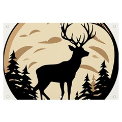 Deer Wildlife Banner And Sign 6  X 4 