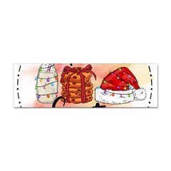 Santa Cookies Christmas Sticker Bumper (10 Pack) by Sarkoni