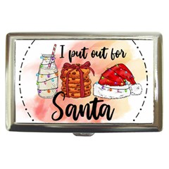 Santa Cookies Christmas Cigarette Money Case by Sarkoni