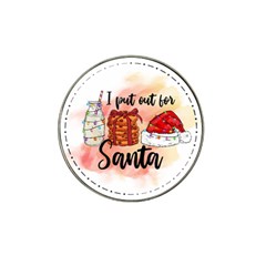 Santa Cookies Christmas Hat Clip Ball Marker by Sarkoni