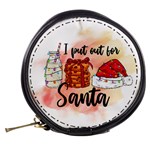 Santa Cookies Christmas Mini Makeup Bag Back