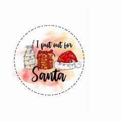 Santa Cookies Christmas Large Garden Flag (two Sides) by Sarkoni