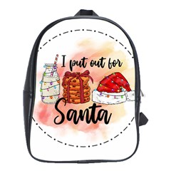 Santa Cookies Christmas School Bag (xl) by Sarkoni