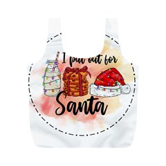 Santa Cookies Christmas Full Print Recycle Bag (m) by Sarkoni