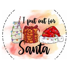 Santa Cookies Christmas Two Sides Premium Plush Fleece Blanket (extra Small) by Sarkoni