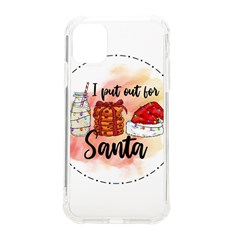 Santa Cookies Christmas Iphone 11 Tpu Uv Print Case by Sarkoni