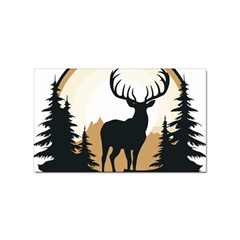 Deer Wildlife Nature Sticker Rectangular (10 Pack) by Sarkoni