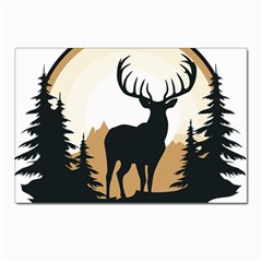 Deer Wildlife Nature Postcard 4 x 6  (pkg Of 10)