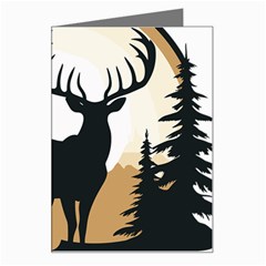 Deer Wildlife Nature Greeting Card