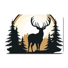 Deer Wildlife Nature Small Doormat by Sarkoni