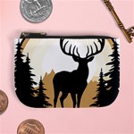 Deer Wildlife Nature Mini Coin Purse Front