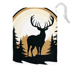 Deer Wildlife Nature Drawstring Pouch (5xl) by Sarkoni