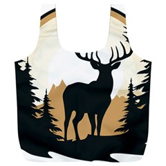 Deer Wildlife Nature Full Print Recycle Bag (xxxl) by Sarkoni