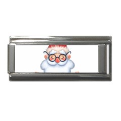 Santa Glasses Yoga Chill Vibe Superlink Italian Charm (9mm)