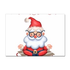 Santa Glasses Yoga Chill Vibe Sticker A4 (100 Pack)