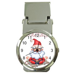 Santa Glasses Yoga Chill Vibe Money Clip Watches