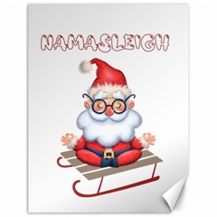 Santa Glasses Yoga Chill Vibe Canvas 18  X 24 