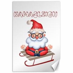 Santa Glasses Yoga Chill Vibe Canvas 20  X 30 