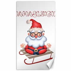 Santa Glasses Yoga Chill Vibe Canvas 40  X 72 