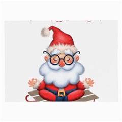 Santa Glasses Yoga Chill Vibe Large Glasses Cloth (2 Sides)