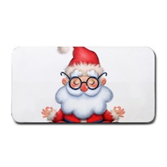 Santa Glasses Yoga Chill Vibe Medium Bar Mat by Sarkoni