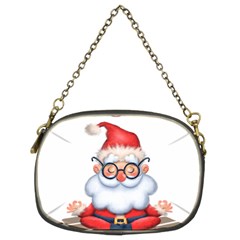 Santa Glasses Yoga Chill Vibe Chain Purse (two Sides)