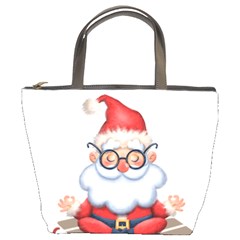 Santa Glasses Yoga Chill Vibe Bucket Bag