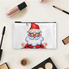 Santa Glasses Yoga Chill Vibe Cosmetic Bag (small)