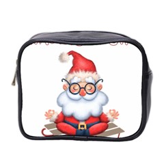 Santa Glasses Yoga Chill Vibe Mini Toiletries Bag (two Sides)