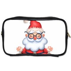 Santa Glasses Yoga Chill Vibe Toiletries Bag (one Side)