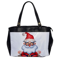 Santa Glasses Yoga Chill Vibe Oversize Office Handbag by Sarkoni