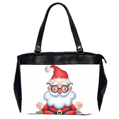 Santa Glasses Yoga Chill Vibe Oversize Office Handbag (2 Sides)