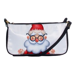 Santa Glasses Yoga Chill Vibe Shoulder Clutch Bag