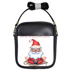 Santa Glasses Yoga Chill Vibe Girls Sling Bag